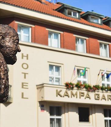 Willkommen im Pytloun Kampa Garden Hotel Prague